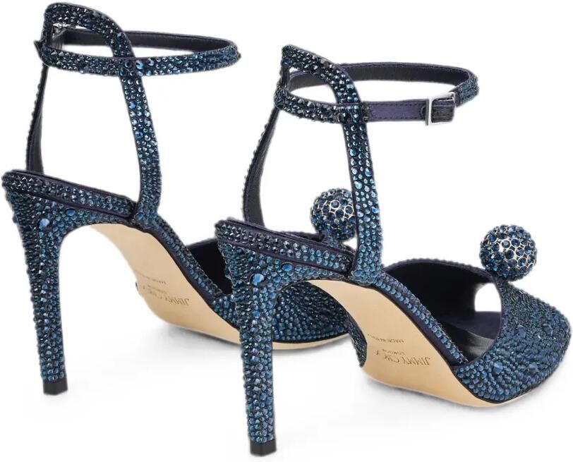 Jimmy Choo Sacora 85 sandalen Blauw - Foto 5