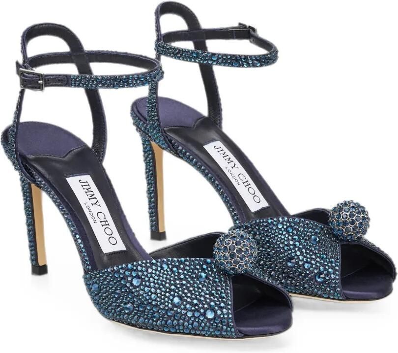 Jimmy Choo Sacora 85 sandalen Blauw - Foto 4
