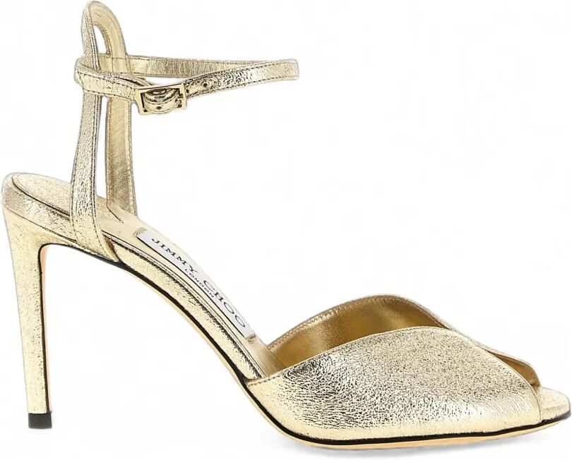 Jimmy Choo Sacora sandalen met hak Goud