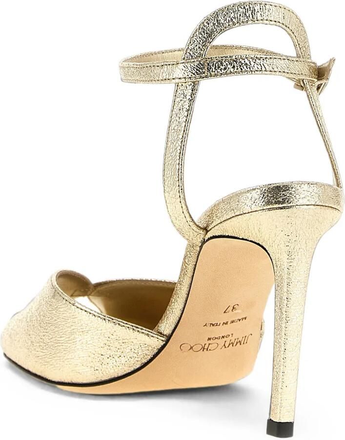 Jimmy Choo Sacora sandalen met hak Goud - Foto 2