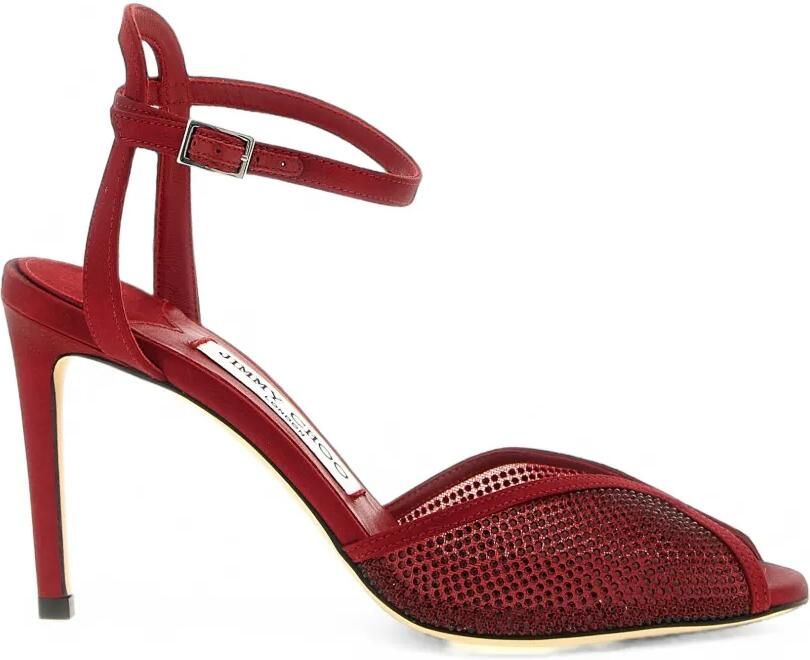 Jimmy Choo Sacora sandalen met hak Rood