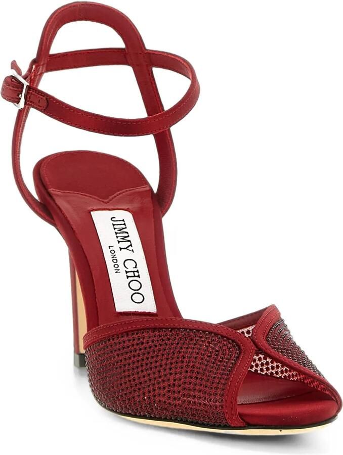 Jimmy Choo Sacora sandalen met hak Rood - Foto 3