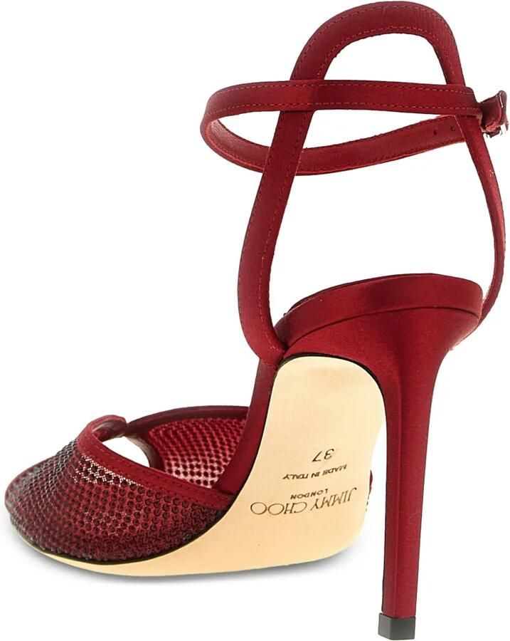 Jimmy Choo Sacora sandalen met hak Rood - Foto 2