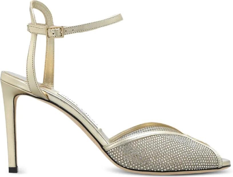Jimmy Choo Sacora sandalen verfraaid met kristallen Goud - Foto 3