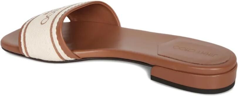 Jimmy Choo Sandalen met logobandje Beige - Foto 3