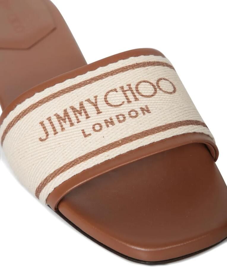 Jimmy Choo Sandalen met logobandje Beige - Foto 2