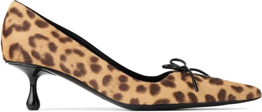 Jimmy Choo Scarlett pumps met luipaardprint Beige