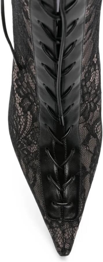 Jimmy Choo Scarlett veterlaarzen met hak Zwart - Foto 4