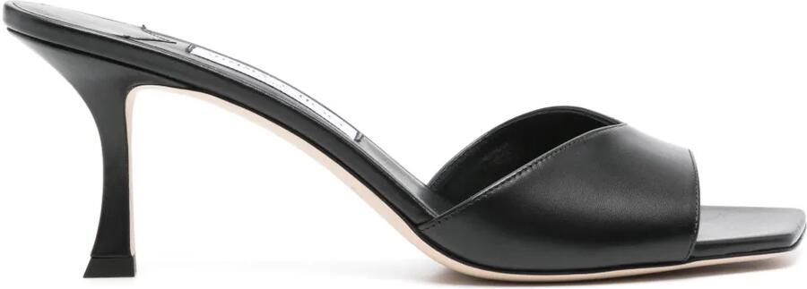 Jimmy Choo Skye 70 leren muiltjes Zwart