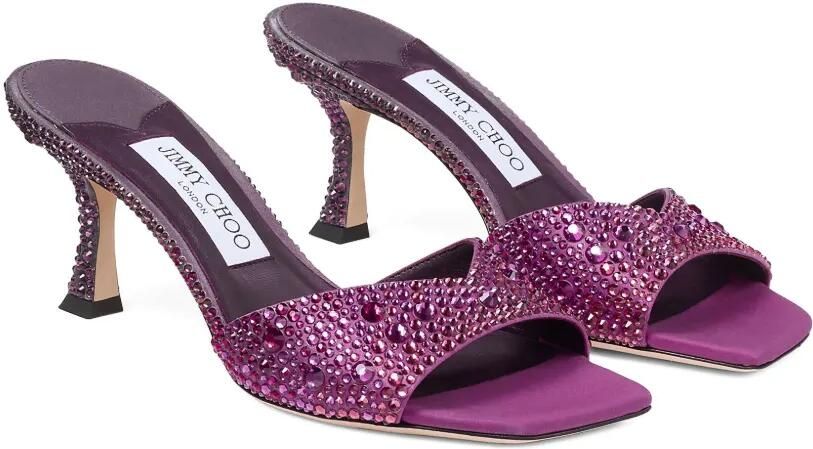 Jimmy Choo Skye 70 muiltjes Paars - Foto 4