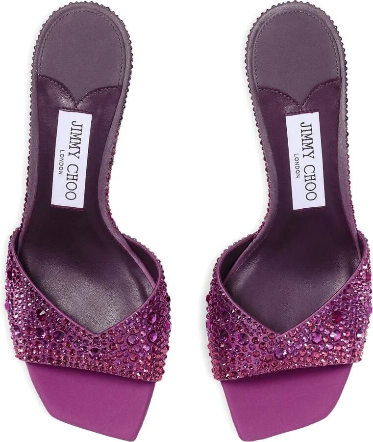 Jimmy Choo Skye 70 muiltjes Paars - Foto 3