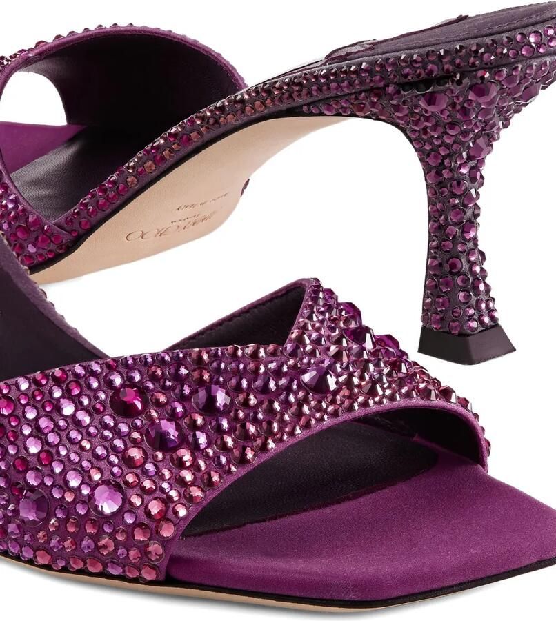 Jimmy Choo Skye 70 muiltjes Paars - Foto 2