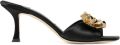 Jimmy Choo Skye 70 sandalen met bloemen Zwart - Zwart