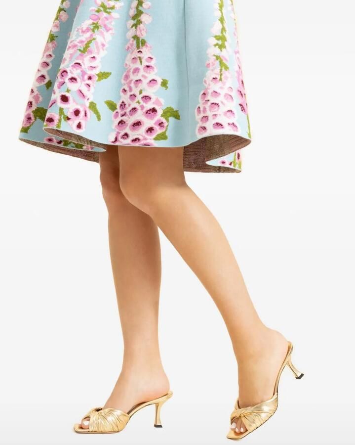Jimmy Choo Skye muiltjes met gedraaide details Goud - Foto 4