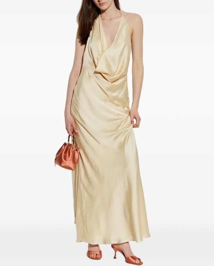 Jimmy Choo Skye satijnen sandalen Oranje - Foto 2
