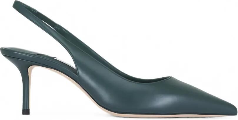 Jimmy Choo Slingback sandalen met puntige neus Groen