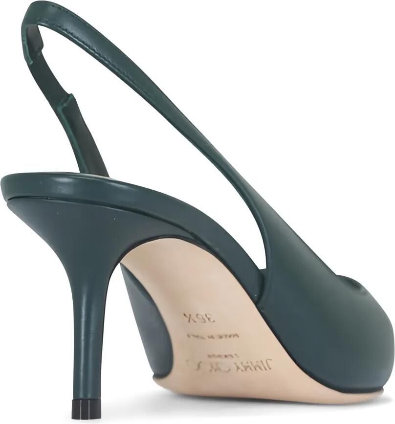 Jimmy Choo Slingback sandalen met puntige neus Groen - Foto 3