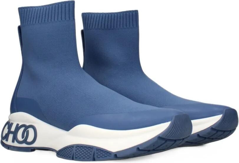 Jimmy Choo sock-style sneakers Blauw - Foto 4