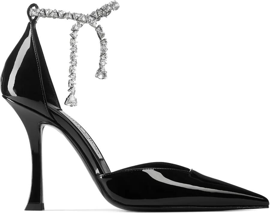 Jimmy Choo Stevie 10 lakleren pumps Zwart