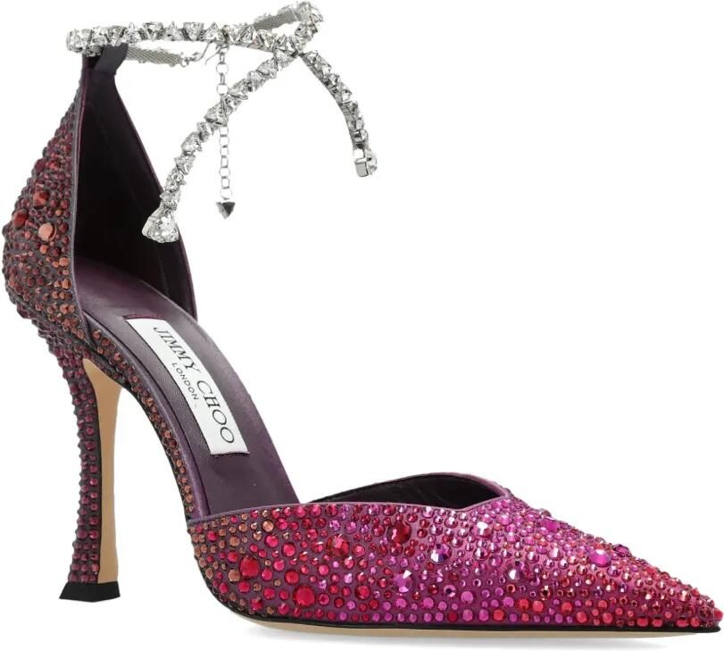 Jimmy Choo Stevie pumps verfraaid met kristallen Paars - Foto 4