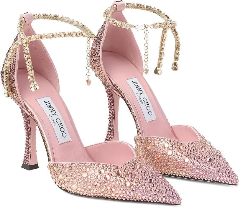 Jimmy Choo Stevie pumps verfraaid met kristallen Roze - Foto 4