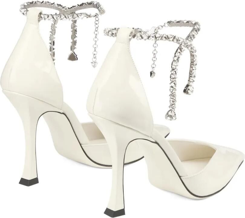 Jimmy Choo Stevie pumps verfraaid met kristallen Wit - Foto 5