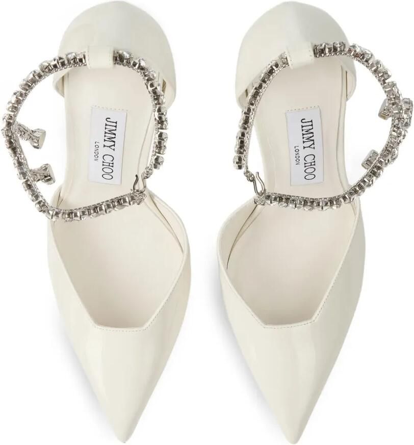 Jimmy Choo Stevie pumps verfraaid met kristallen Wit - Foto 2