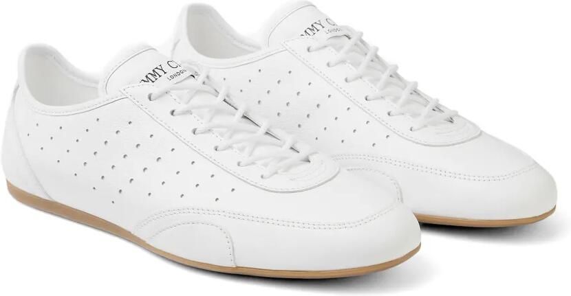 Jimmy Choo Sunny F leren low-top sneakers Wit - Foto 5