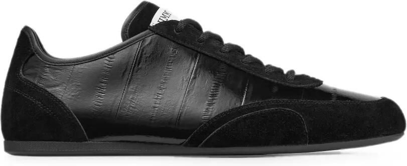 Jimmy Choo Sunny leren sneakers met vlakken Zwart