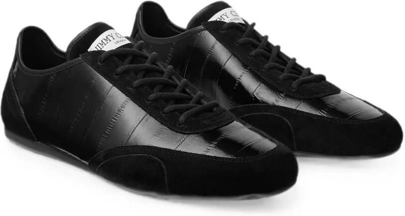 Jimmy Choo Sunny leren sneakers met vlakken Zwart - Foto 4