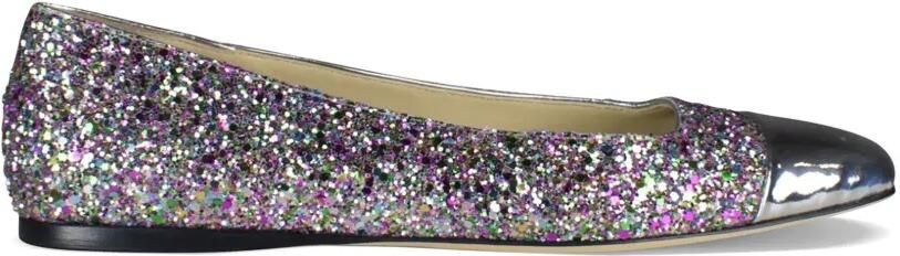 Jimmy Choo Watson ballerina's met pailletten Paars