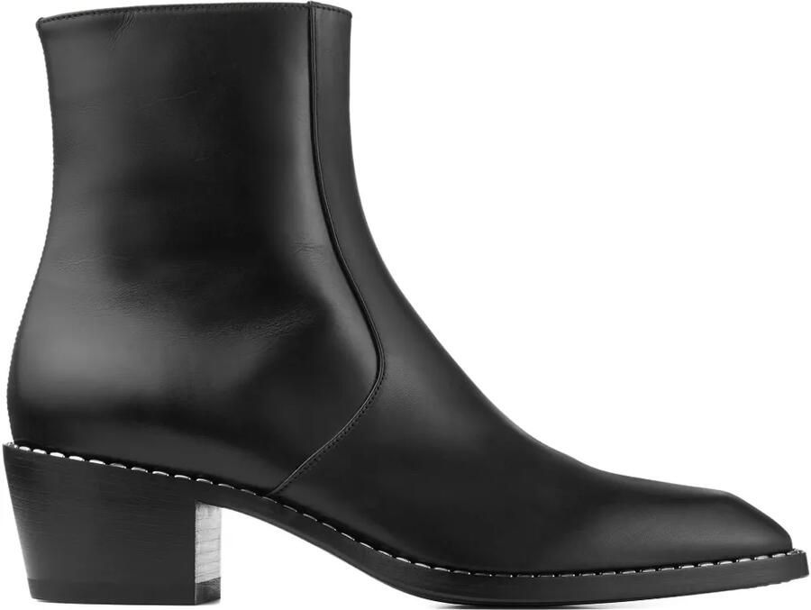 Jimmy Choo Wilder 55 mm leren enkellaarzen Zwart
