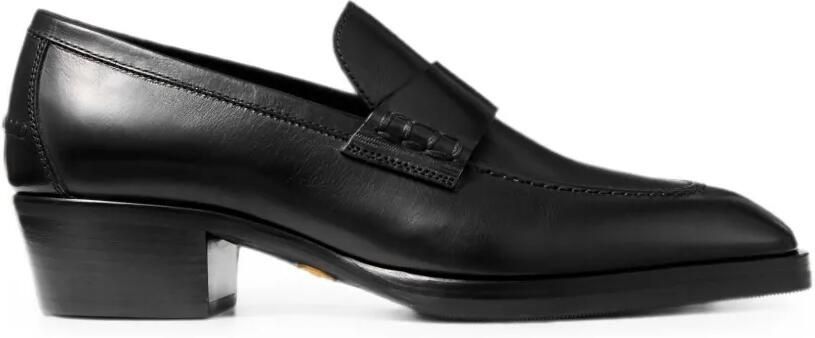 Jimmy Choo Wilder loafers met vierkante neus Zwart
