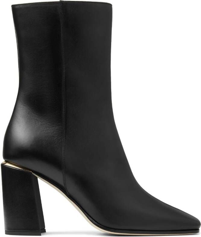 Jimmy Choo Loren enkellaarzen met ronde neus Zwart