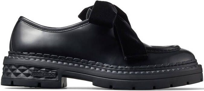 Jimmy Choo Marlow loafers met strikdetail Zwart