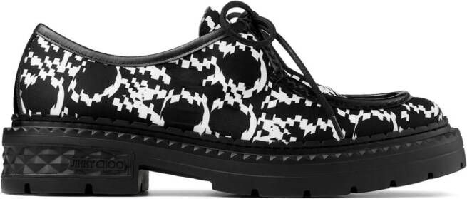 Jimmy Choo Marlow loafers met print Zwart