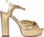 Jimmy Choo Metallic sandalen Goud - Thumbnail 1