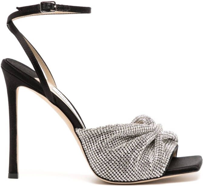 Jimmy Choo Sandalen verfraaid met kristallen Zwart