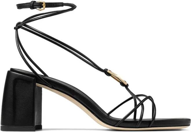 Jimmy Choo Onyxia 70mm strappy sandals Zwart