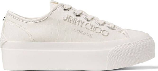 Jimmy Choo Palma Maxi sneakers met plateauzool Wit