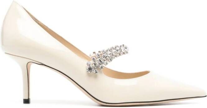 Jimmy Choo Pumps van lakleer\ Beige