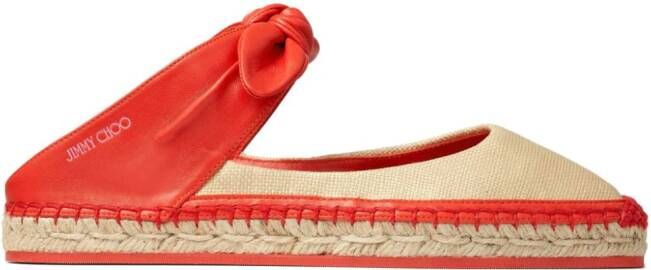 Jimmy Choo Reka geweven espadrilles Rood