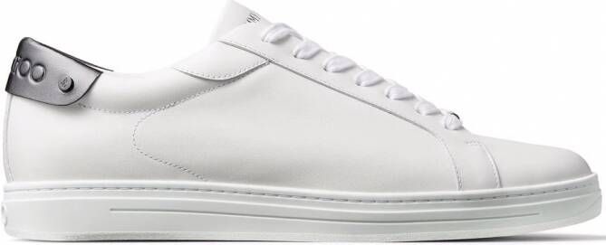 Jimmy Choo Rome M leren sneakers Wit