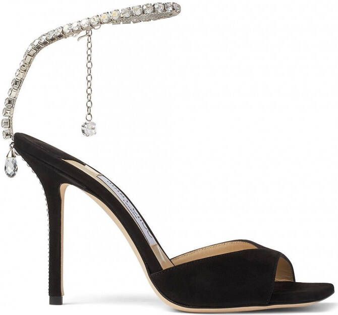 Jimmy Choo Saeda sandalen Zwart