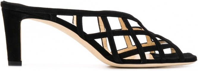 Jimmy Choo Sai muiltjes met open neus Zwart