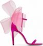 Jimmy Choo 100 mm Aveline asymmetrische sandalen Roze - Thumbnail 2