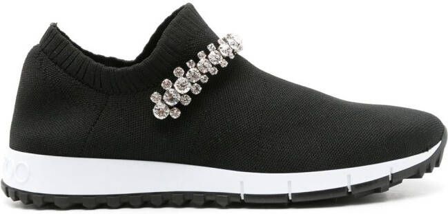 Jimmy Choo Verona sneakers verfraaid met kristallen Zwart