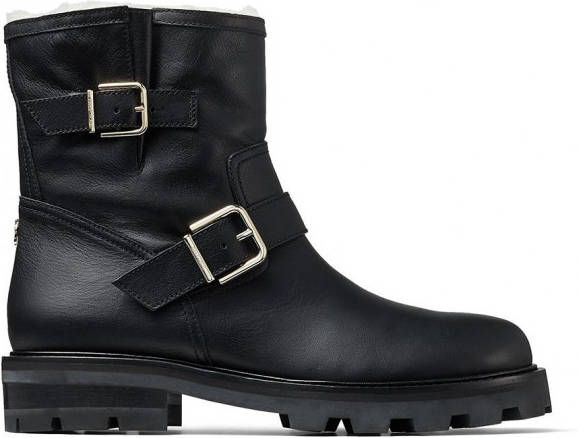 Jimmy Choo Youth II lammy laarzen Zwart