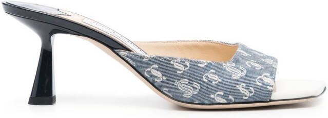 Jimmy Choo Zania denim muiltjes Blauw
