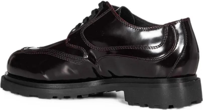 J.L-A.L polished lace-up derby shoes Zwart - Foto 3